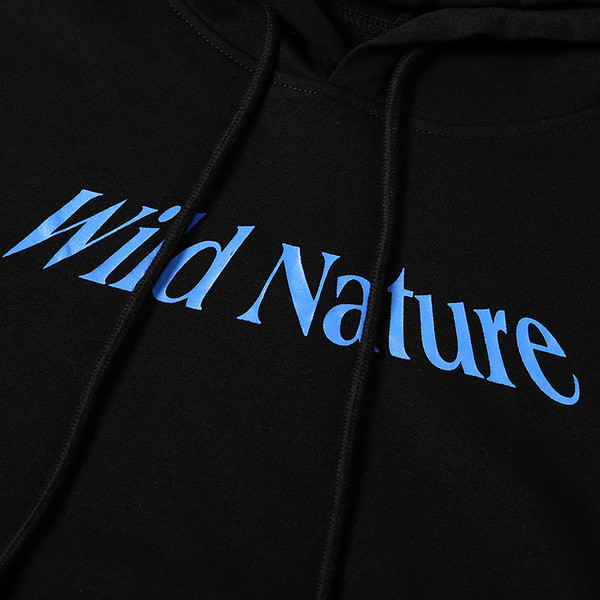 Νέο μοντέλο γυναικείο φούτερ με κουκούλα με εκτύπωση σε μαύρο χρώμα