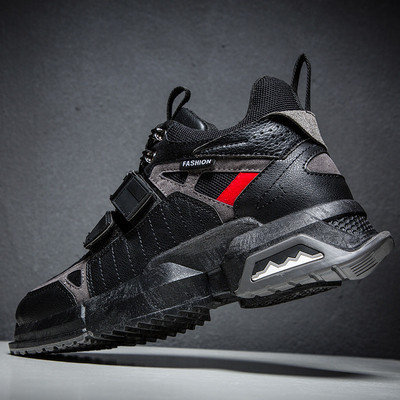 Νέο μοντέλο ανδρικά αθλητικά παπούτσια με λουράκια βελκρό σε τρία χρώματα