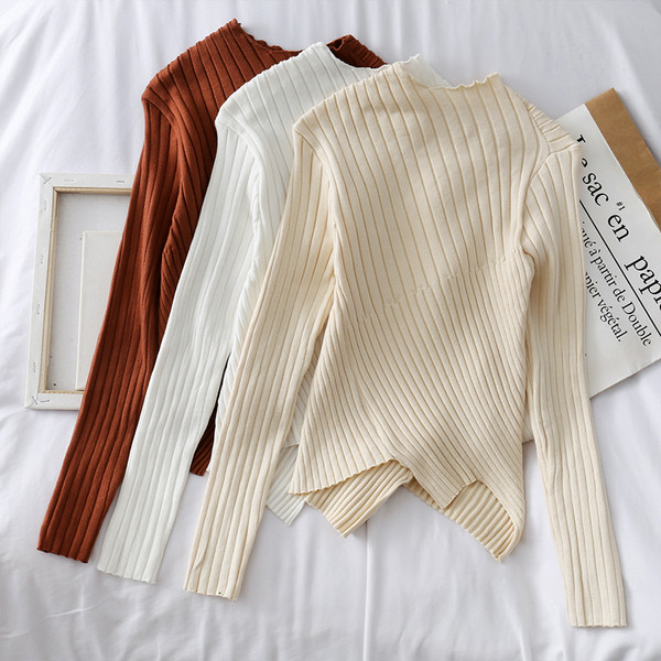 Pulover casual dama cu model asimetric decolteu oval