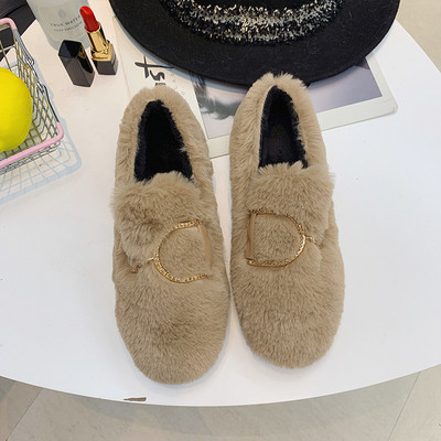 Modern női alkalmi cipő fém elemmel - három színben