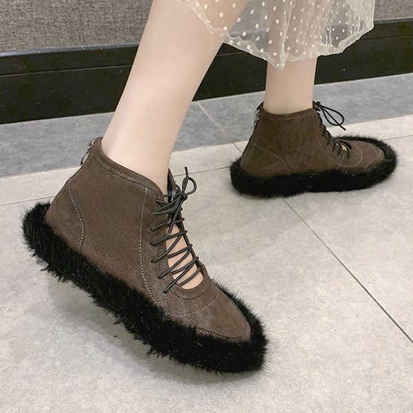 Model nou de pantofi de dama din piele cu sireturi in mai multe culori