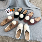 Γυναικείες παντόφλες με γούνα σε διάφορα χρώματα