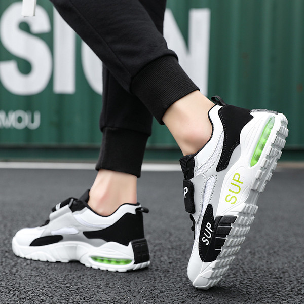 Καθημερινά αθλητικά ανδρικά  παπούτσια  με λουράκια βελκρό σε τρία χρώματα