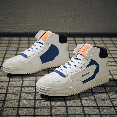 Ανδρικά καθημερινά  πάνινα παπούτσια με παχιά σόλα και κορδόνια σε τέσσερα χρώματα