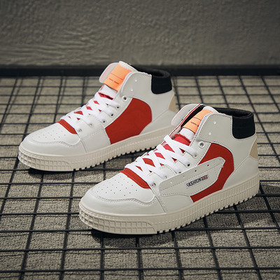 Ανδρικά καθημερινά  πάνινα παπούτσια με παχιά σόλα και κορδόνια σε τέσσερα χρώματα