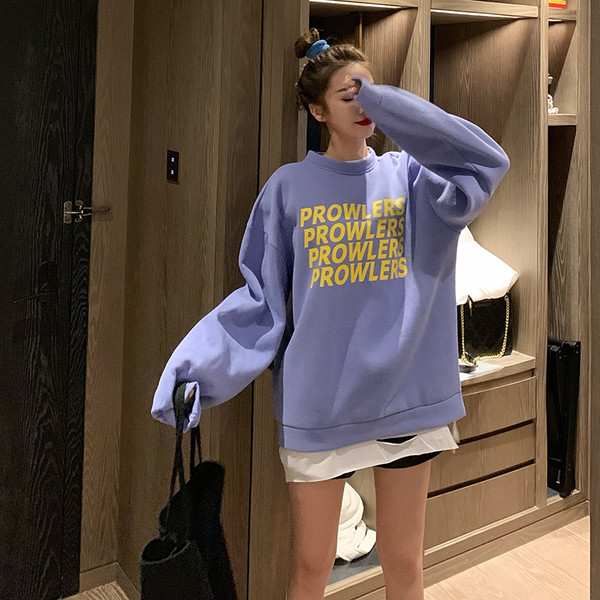 Bluza de dama sport-casual cu inscriptii in doua culori