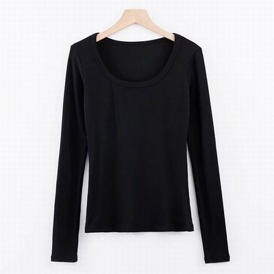 Νέο μοντέλο καθημερινή γυναικεία μπλούζα με O-λαιμόκοψη σε διάφορα χρώματα