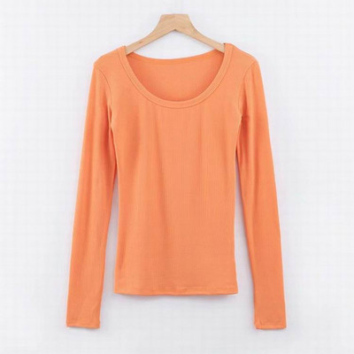 Νέο μοντέλο καθημερινή γυναικεία μπλούζα με O-λαιμόκοψη σε διάφορα χρώματα