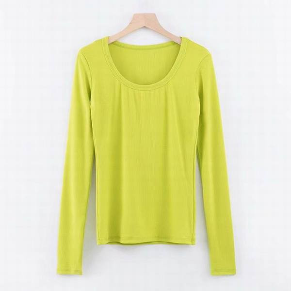 Νέο μοντέλο καθημερινή γυναικεία μπλούζα με O-λαιμόκοψη σε διάφορα χρώματα