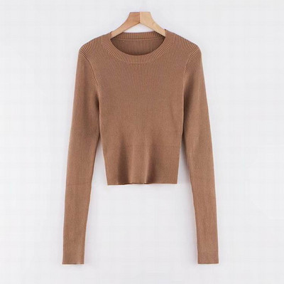 Νέα μοντέρνα μοντέρνα γυναικεία μπλούζα με μακριά μανίκια σε διάφορα χρώματα