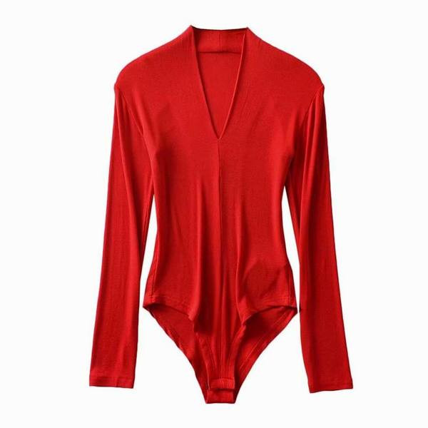 Modern női test spitz nyakkivágással, több színben