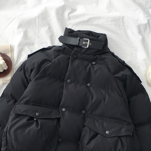 Női alkalmi kabát gombokkal és zsebbel barna és fekete színben