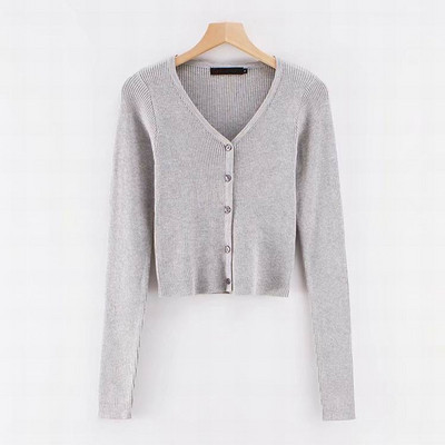 Vesta casual de dama model nou cu nasturi si decolteu spitz