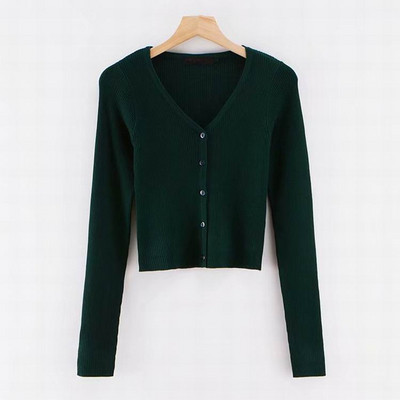 Vesta casual de dama model nou cu nasturi si decolteu spitz