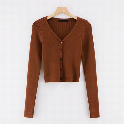 Vesta casual de dama model nou cu nasturi si decolteu spitz