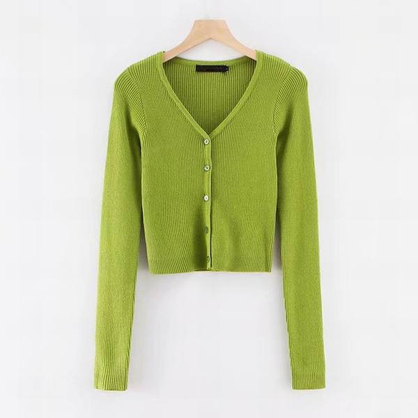 Vesta casual de dama model nou cu nasturi si decolteu spitz