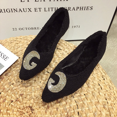 Alkalmi női cipő pehely és fém elemekkel