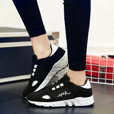 Casual ανδρικά αθλητικά παπούτσια  σχέδιο και δεσμούς σε τρία χρώματα