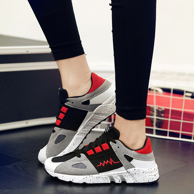 Casual ανδρικά αθλητικά παπούτσια  σχέδιο και δεσμούς σε τρία χρώματα