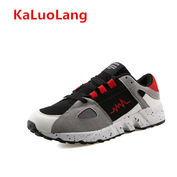 Casual ανδρικά αθλητικά παπούτσια  σχέδιο και δεσμούς σε τρία χρώματα