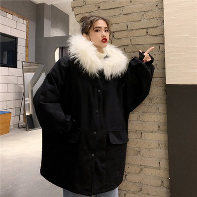 Bézs színű széles tavaszi-őszi kabát, kapucnival