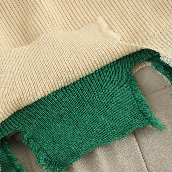 Μοντέρνο γυναικείο πουλόβερ τμε στρογγυλό ντεκολτέ σε διάφορα χρώματα