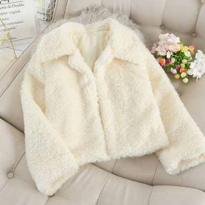 Γυναικείο χνουδωτό παλτό σε τέσσερα χρώματα