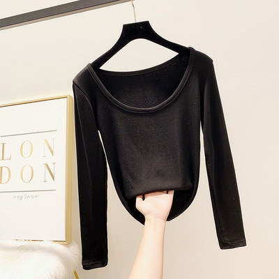 Bluza de dama cu decolteu rotund in mai multe culori