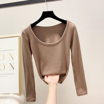 Bluza de dama cu decolteu rotund in mai multe culori