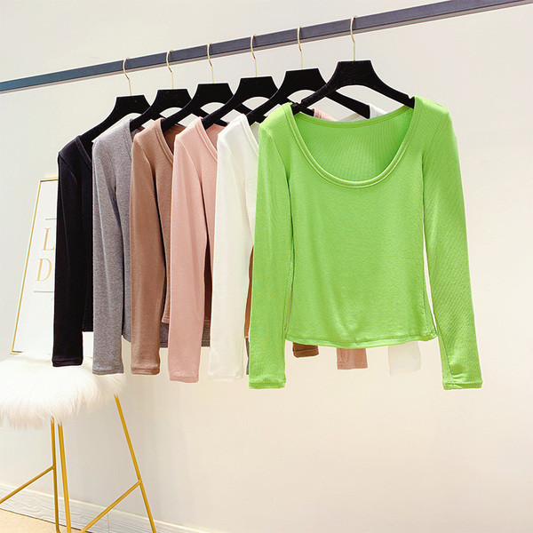 Bluza de dama cu decolteu rotund in mai multe culori