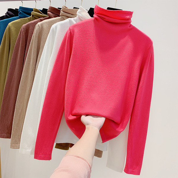 Καθημερινή γυναικεία μπλούζα με κολάρο σε διάφορα χρώματα