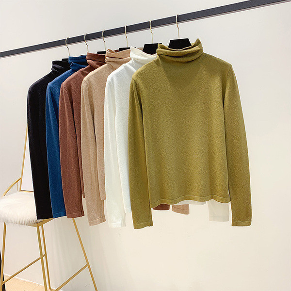 Καθημερινή γυναικεία μπλούζα με κολάρο σε διάφορα χρώματα
