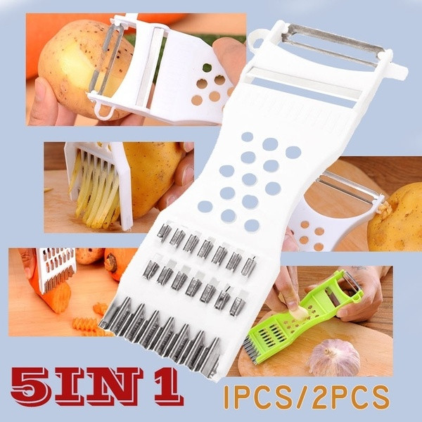 Многофункционален кухненски уред за рендосване, рязане и белене 