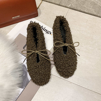 Χνουδωτά γυναικεία μοκασίνια σε διάφορα χρώματα