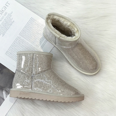 Γυναικείες μπότες φθινοπώρου-χειμώνα με απαλή επένδυση σε διάφορα χρώματα