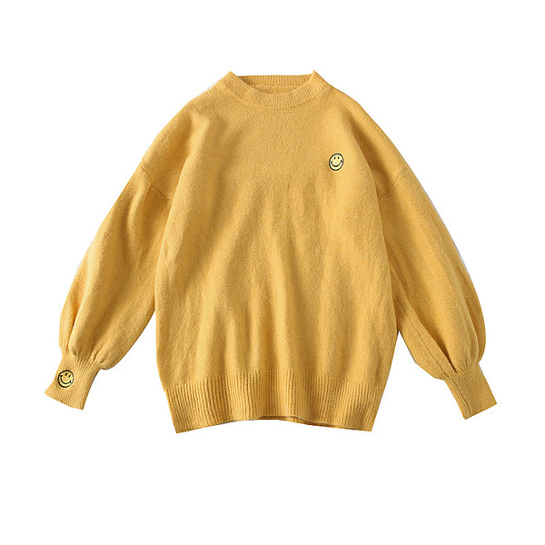 Νέο μοντέλο γυναικεία μπλούζα  με λαιμόκοψη O σε κίτρινο, λευκό, μπλε και πράσινο χρώμα