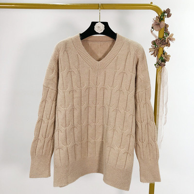 Γυναικείο πουλόβερ κλασικό μοντέλο σε διάφορα χρώματα