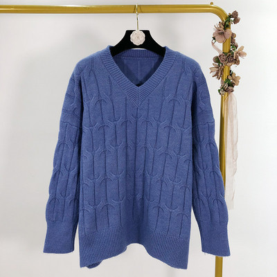 Γυναικείο πουλόβερ κλασικό μοντέλο σε διάφορα χρώματα