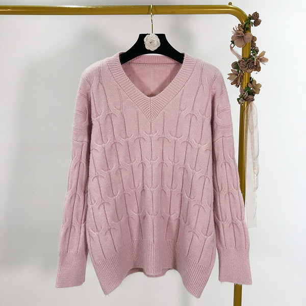 Γυναικείο πουλόβερ κλασικό μοντέλο σε διάφορα χρώματα