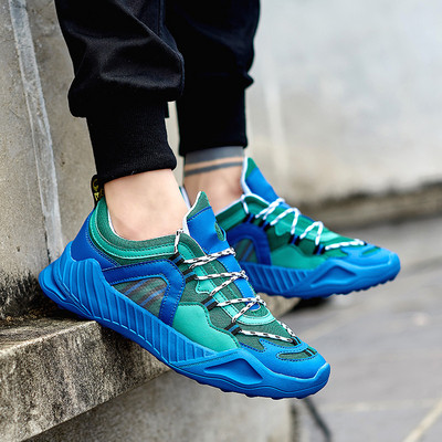 Αθλητικά ανδρικά παπούτσια με κορδόνια σε τέσσερα χρώματα