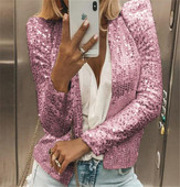 Geaca de dama eleganta cu paiete in mai multe culori