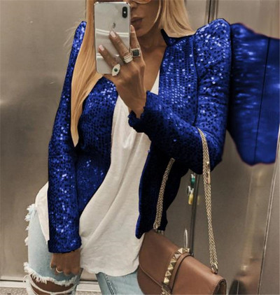 Geaca de dama eleganta cu paiete in mai multe culori