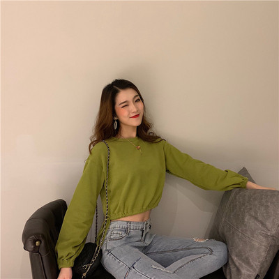 Σύντομη γυναικεία μπλούζα με δεσμούς σε τέσσερα χρώματα