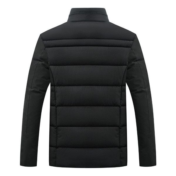 Casual χειμωνιάτικο ανδρικό μπουφάν με φερμουάρ και ψηλό γιακά σε διάφορα χρώματα