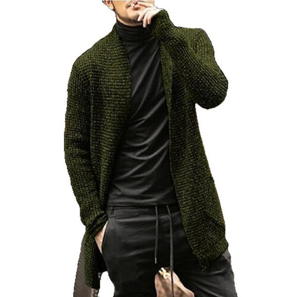 Ανδρική ζακέτα  χωρίς κουμπιά σε τρία χρώματα