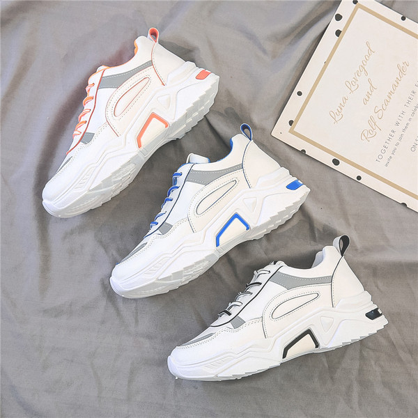 Model NOU de adidasi dama cu sireturi si talpa aspra in trei culori