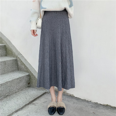 Καθημερινή γυναικεία φούστα με ψηλή μέση σε διάφορα χρώματα