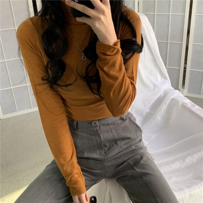 Γυναικεία μπλούζα με κολάρο σε διάφορα χρώματα