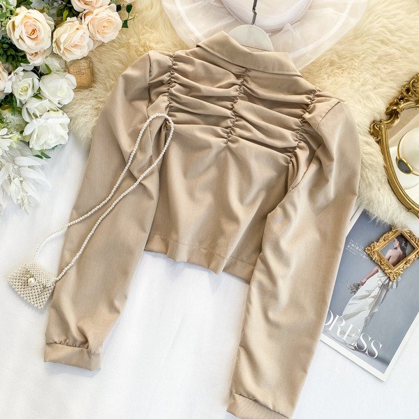 Cămașă casual de damă cu nasturi și guler clasic în trei culori