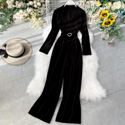 Női hosszú overall több színben övvel